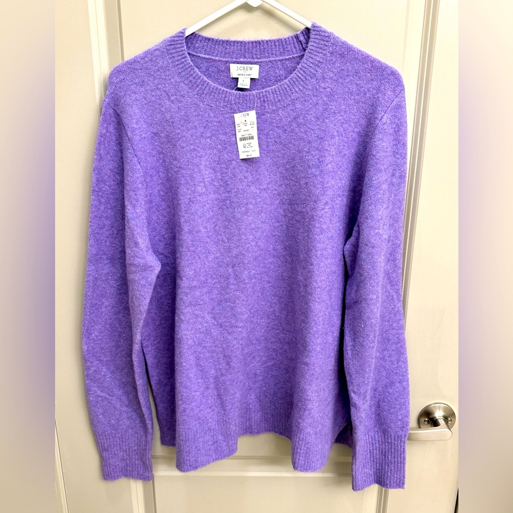 J Crew Factory Super soft sweater NWT Lg